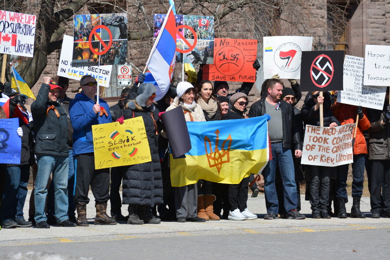Антифашсткий митинг Канада, Торонто